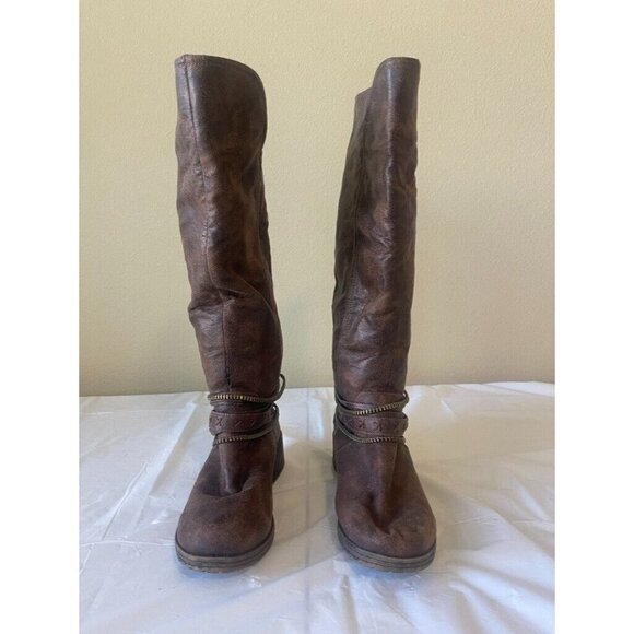 SO Women's Garland Knee-High Boots cognac Brown Long Boots Size 6 - Picture 1 of 15